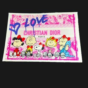 Death NYC - Christian Dior Love Snoopy Gang - Signed Original A/P